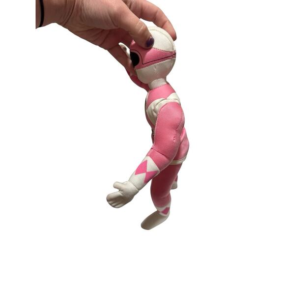Kenner 1995 Mighty Morphin Power Rangers Pink Ranger Stuffed Plush Vintage - Picture 2 of 8